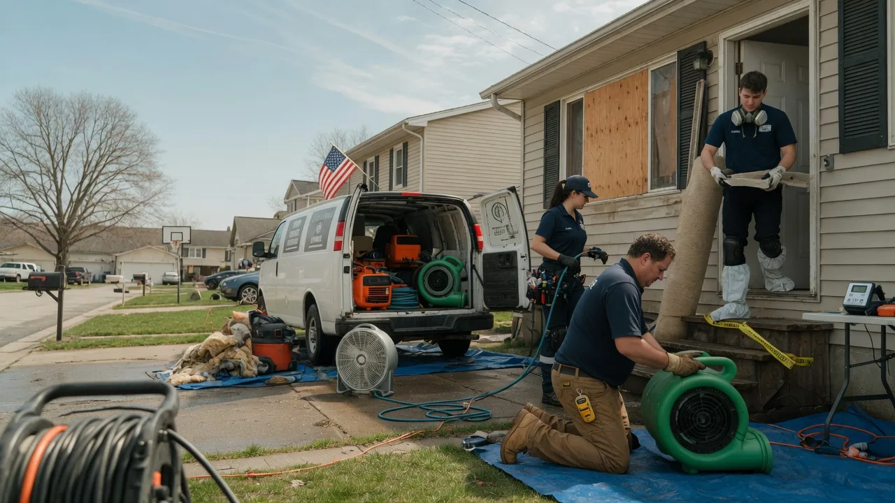 Water Damage Restoration in Marine City, MI near me